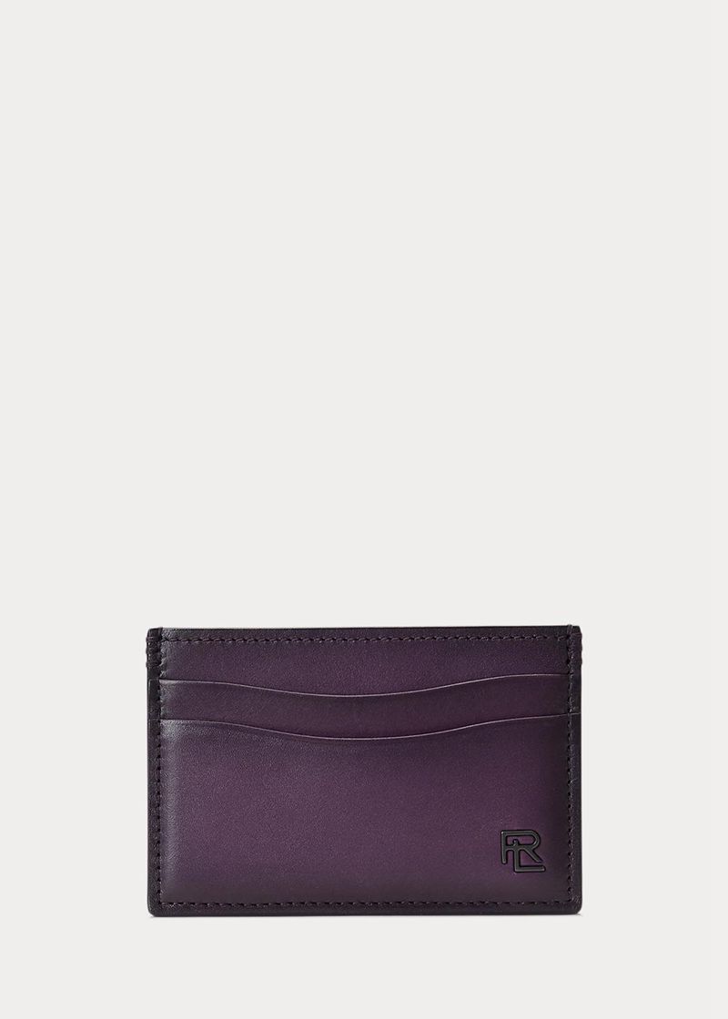 Cartera Purple Label Hombre Monogram Vachetta Cuero Card Case Chile Moradas TRZKY-6807